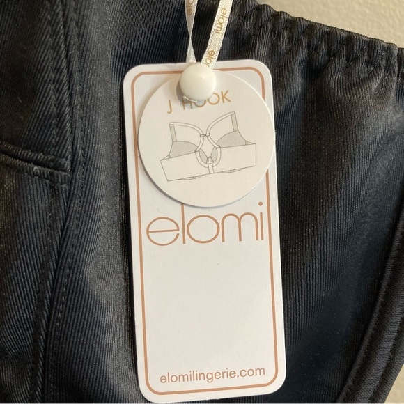 ELOMI Sz 44GG Energise Unpadded Underwire  J-Hook Adjustable Strap Eye Hook Bra - Picture 4 of 11